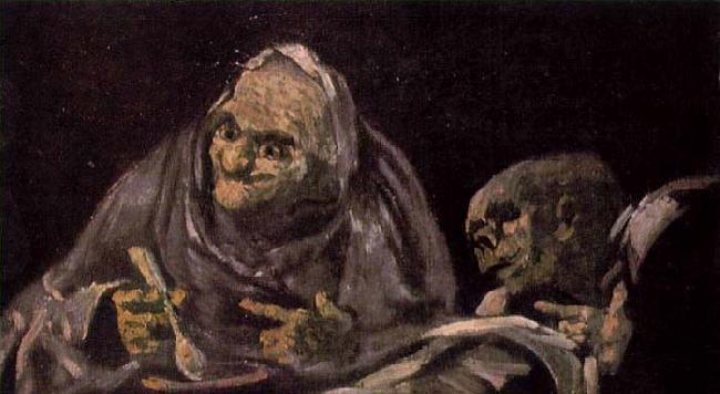 Francisco de goya y Lucientes Two Women Eating Germany oil painting art